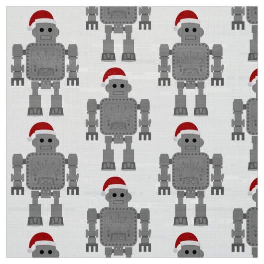 Weihnachtsclubroboter Stoff (Muster)