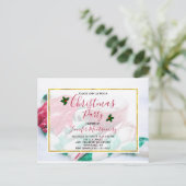 Weihnachtscoa | Candy Cane | Party Einladung Postkarte (Stehend Vorderseite)