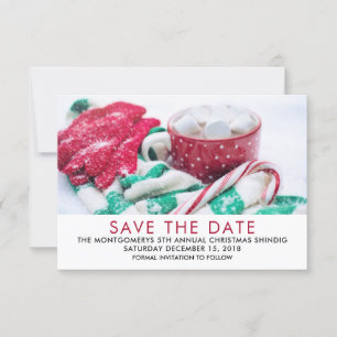 Weihnachtscoa   Candy Cane   Scarf und Mitt Save The Date