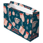 Weihnachtscoa Große Geschenktüte (Rückseite Schrägansicht)