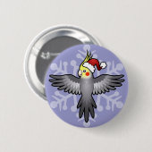 WeihnachtsCockatiel Button (Vorne & Hinten)