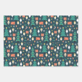 Weihnachtscockatiel Geschenkpapier Set (Vorderseite 2)