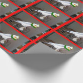 Weihnachtscockatiel Wrapping Paper Geschenkpapier (Ecke)
