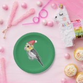 Weihnachtscockatile Pappteller (Party)