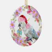 Weihnachtscockatoo Botanicals Keramik Ornament (Rechts)