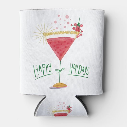 Weihnachtscocktail Dosenkühler (Vorderseite)