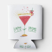 Weihnachtscocktail Dosenkühler (Rückseite)