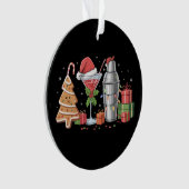Weihnachtscocktail Espresso Martini Drink Party Ornament (Vorderseite)