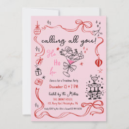 Weihnachtscocktail Feiertag Ankündigung