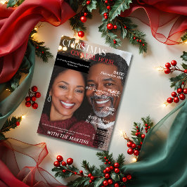 Weihnachtscocktail Hour Party Magazine Foto Einladung