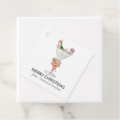 Weihnachtscocktail Martini Geschenkanhänger (Beispiel)