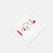 Weihnachtscocktail Napkin mit Martinool Serviette (Ecke)