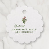 Weihnachtscocktail Napkins Geschenkanhänger (Rückseite)