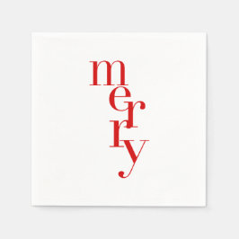 Weihnachtscocktail Napkins | Merry Serviette
