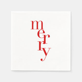 Weihnachtscocktail Napkins | Merry Serviette