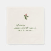 Weihnachtscocktail Napkins Serviette (Vorderseite)