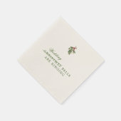 Weihnachtscocktail Napkins Serviette (Ecke)