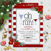 Weihnachtscocktail-Party Einladung