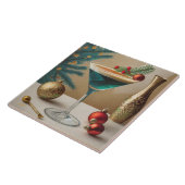 Weihnachtscocktail Party Happy Hour Fliese (Seite)