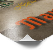 Weihnachtscocktail Party Happy Hour Fotodruck (Ecke)