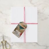 Weihnachtscocktail Party Happy Hour Geschenkanhänger (Mit Garn)