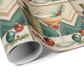 Weihnachtscocktail Party Happy Hour Geschenkpapier (Rolleneckpunkt)