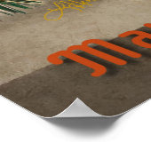 Weihnachtscocktail Party Happy Hour Poster (Ecke)