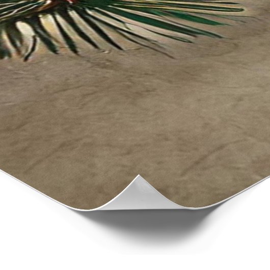 Weihnachtscocktail Party Happy Hour Poster (Ecke)