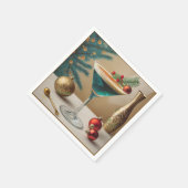 Weihnachtscocktail Party Happy Hour Serviette (Ecke)
