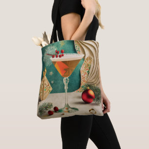 Weihnachtscocktail Party Happy Hour Tasche