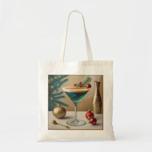 Weihnachtscocktail Party Happy Hour Tragetasche