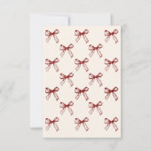 Weihnachtscocktail Party Holiday Social Club Einladung (Rückseite)