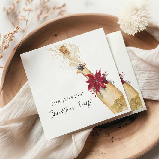 Weihnachtscocktail-Party Serviette