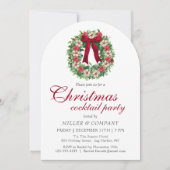 Weihnachtscocktail Party Weihnachtsfest Party Einladung (Vorderseite)
