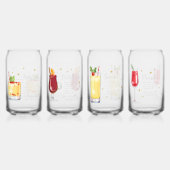 Weihnachtscocktail Rezept Set 1 Dosenglas (Vorderseite)