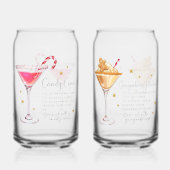 Weihnachtscocktail Rezept Set 2 Dosenglas (Vorderseite)