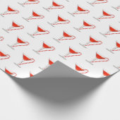 Weihnachtscocktail Weihnachtswrapper Geschenkpapier (Ecke)