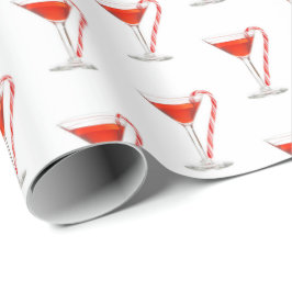 Weihnachtscocktail Weihnachtswrapper Geschenkpapier