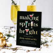 Weihnachtscocktails Feierabend Einladung