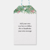 Weihnachtscocktails Feierabend Geschenkanhänger (Rückseite)