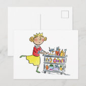 Weihnachtscocktails Postkarte (Vorne/Hinten)