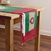 Weihnachtscoffes Schneeflocken Kurzer Tischläufer (Beispiel)