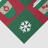 Weihnachtscoffes Schneeflocken Urlaub Seidenpapier (Detail)