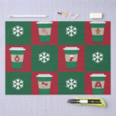 Weihnachtscoffes Schneeflocken Urlaub Seidenpapier (Handwerk)