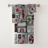 Weihnachtscollage Badhandtuch Set (Insitu)
