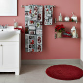 Weihnachtscollage Badhandtuch Set