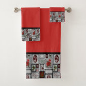 Weihnachtscollage Badhandtuch Set (Insitu)