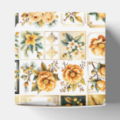 WeihnachtsCollage in Gold Geschenkschachtel (Oben)