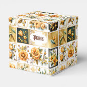 WeihnachtsCollage in Gold Geschenkschachtel (Rückseite)