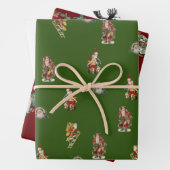 Weihnachtscollagen Wrapping Paper Sheets Geschenkpapier Set (Beispiel)